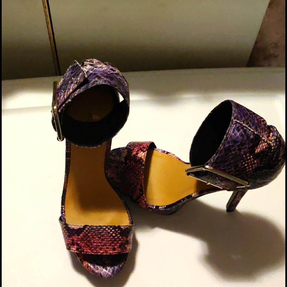 Snake Printed Stilettos